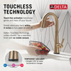 Delta Monrovia(R): Touch2O(R) Bar / Prep Faucet with Touchless Technology