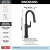 Delta Altado(TM): Touch2O(R) Technology Bar / Prep Faucet with Touchless Technology