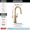 Delta Cordova(TM): Touch2O(R) Bar / Prep Faucet with Touchless Technology