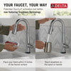 Delta Essa(R): Touch2O(R) Bar / Prep Faucet with Touchless Technology