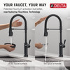 Delta Renaldi(TM): Touch2O(R) Technology Kitchen Faucet with Touchless Technology