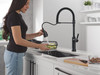 Delta Renaldi(TM): Touch2O(R) Technology Kitchen Faucet with Touchless Technology