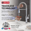 Delta Renaldi(TM): Touch2O(R) Technology Kitchen Faucet with Touchless Technology