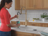 Delta Renaldi(TM): Touch2O(R) Technology Kitchen Faucet with Touchless Technology