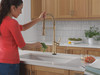 Delta Renaldi(TM): Touch2O(R) Technology Kitchen Faucet with Touchless Technology
