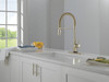 Delta Trinsic(R): Touch<sub>2</sub>O(R) Technology Kitchen Faucet with Touchless Technology