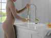 Delta Trinsic(R): Touch<sub>2</sub>O(R) Technology Kitchen Faucet with Touchless Technology