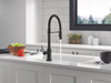 Delta Trinsic(R): Touch<sub>2</sub>O(R) Technology Kitchen Faucet with Touchless Technology