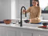 Delta Trinsic(R): Touch<sub>2</sub>O(R) Technology Kitchen Faucet with Touchless Technology