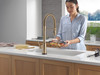 Delta Trinsic(R): Touch<sub>2</sub>O(R) Technology Kitchen Faucet with Touchless Technology