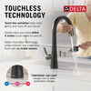 Delta Monrovia(R): Touch<sub>2</sub>O(R) Technology Kitchen Faucet with Touchless Technology