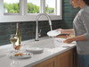 Delta Monrovia(R): Touch<sub>2</sub>O(R) Technology Kitchen Faucet with Touchless Technology