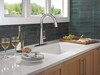 Delta Monrovia(R): Touch<sub>2</sub>O(R) Technology Kitchen Faucet with Touchless Technology