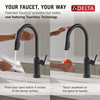 Delta Cordova(TM): Touch2O(R) Technology Kitchen Faucet with Touchless Technology