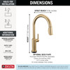 Delta Cordova(TM): Touch2O(R) Technology Kitchen Faucet with Touchless Technology