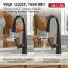 Delta Emmeline(R): Touch<sub>2</sub>O(R) Technology Kitchen Faucet with Touchless Technology