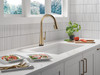 Delta Emmeline(R): Touch<sub>2</sub>O(R) Technology Kitchen Faucet with Touchless Technology