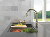 Delta Trinsic(R): Touch<sub>2</sub>O(R) Technology Kitchen Faucet with Touchless Technology