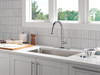 Delta Essa(R): Touch<sub>2</sub>O(R) Technology Kitchen Faucet with Touchless Technology