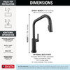 Delta Cordova(TM): Touch2O(R) Technology Kitchen Faucet with Touchless Technology