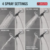 Delta Clarifi(TM): Shower Filter Attachment with 4-Setting In2ition(R)