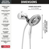 Delta Clarifi(TM): Shower Filter Attachment with 4-Setting In2ition(R)