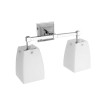 Double Downward Facing Bathroom Fixture in Polished Chrome