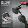 Delta Universal Showering Components: 5 function Combo Pack with Anywhere Mount