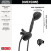 Delta Universal Showering Components: 5 function Combo Pack with Anywhere Mount