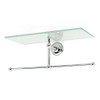 12in Tray with Bar in Polished Chrome