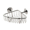 Polished Chrome 6in Corner Basket in Polished Chrome