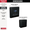 Delta Universal Showering Components: Square Steam Package