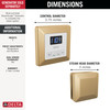 Delta Universal Showering Components: Square Steam Package