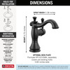 Delta Cassidy(R): Single Handle Bathroom Faucet
