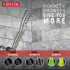 Delta Universal Showering Components: H2OKinetic(R) Single-Setting Hand Shower