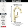 Delta Trinsic(R): Single Handle Bathroom Faucet