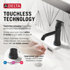 Delta Trinsic(R): Touch2O Bathroom Faucet with Touchless Technology