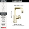 Delta Trinsic(R): Single Handle Bathroom Faucet