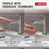 Delta Bonacci(TM): Single Handle Bathroom Faucet with Touch20 with Touchless Technology