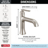 Delta Bonacci(TM): Single Handle Bathroom Faucet