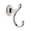 Circle Robe Hook in Satin Nickel