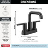 Delta Nicoli(R): Two Handle Centerset Bathroom Faucet