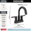 Delta Nicoli(R): Two Handle Centerset Pull-Down Bathroom Faucet