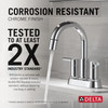 Delta Nicoli(R): Two Handle Centerset Pull-Down Bathroom Faucet