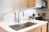 Delta Lenta(R): Single-Handle Pull-Down Kitchen Faucet with Touch<sub>2</sub>O(R) Technology