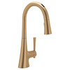 Kurv Chrome one-handle high arc pulldown kitchen faucet