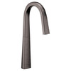 Nio Black stainless one-handle high arc pulldown kitchen faucet