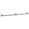 48in Brass Grab Bar in Polished Chrome
