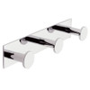 2810T/PC Triple Hook Robe Hook in Polished Chrome