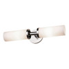 2 Light Bathroom Fixture in Polished Nickel